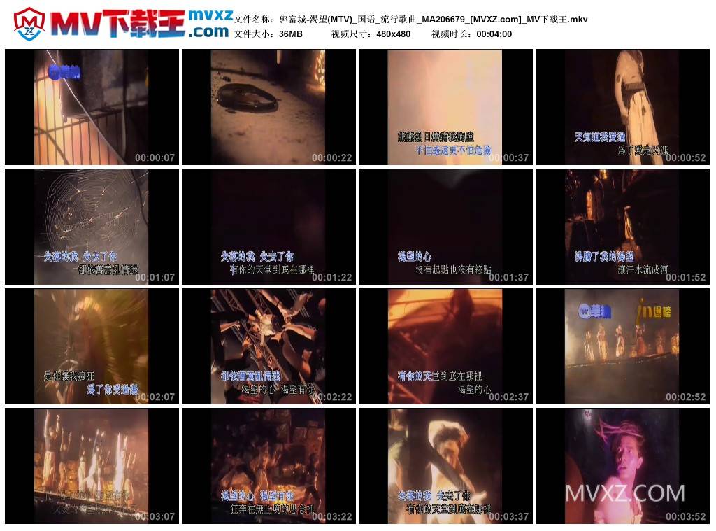 郭富城-渴望(MTV)_国语_流行歌曲_MA206679